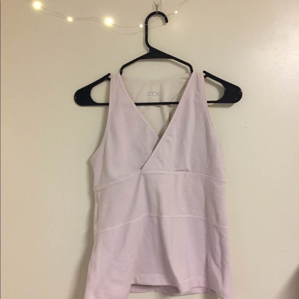 Lululemon Wet Dry Warm Light Pink Tank